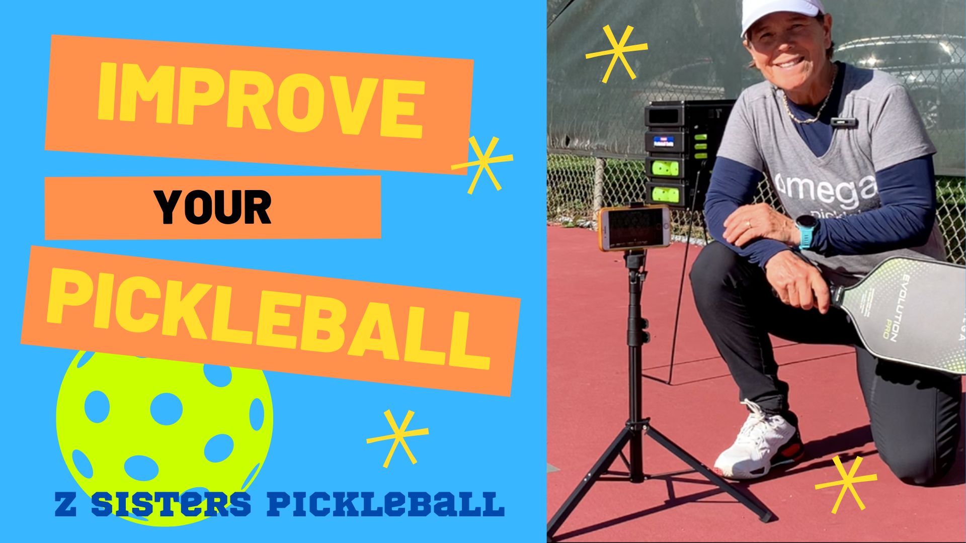 Improve Your Pickleball Skills with a Tripod Stand