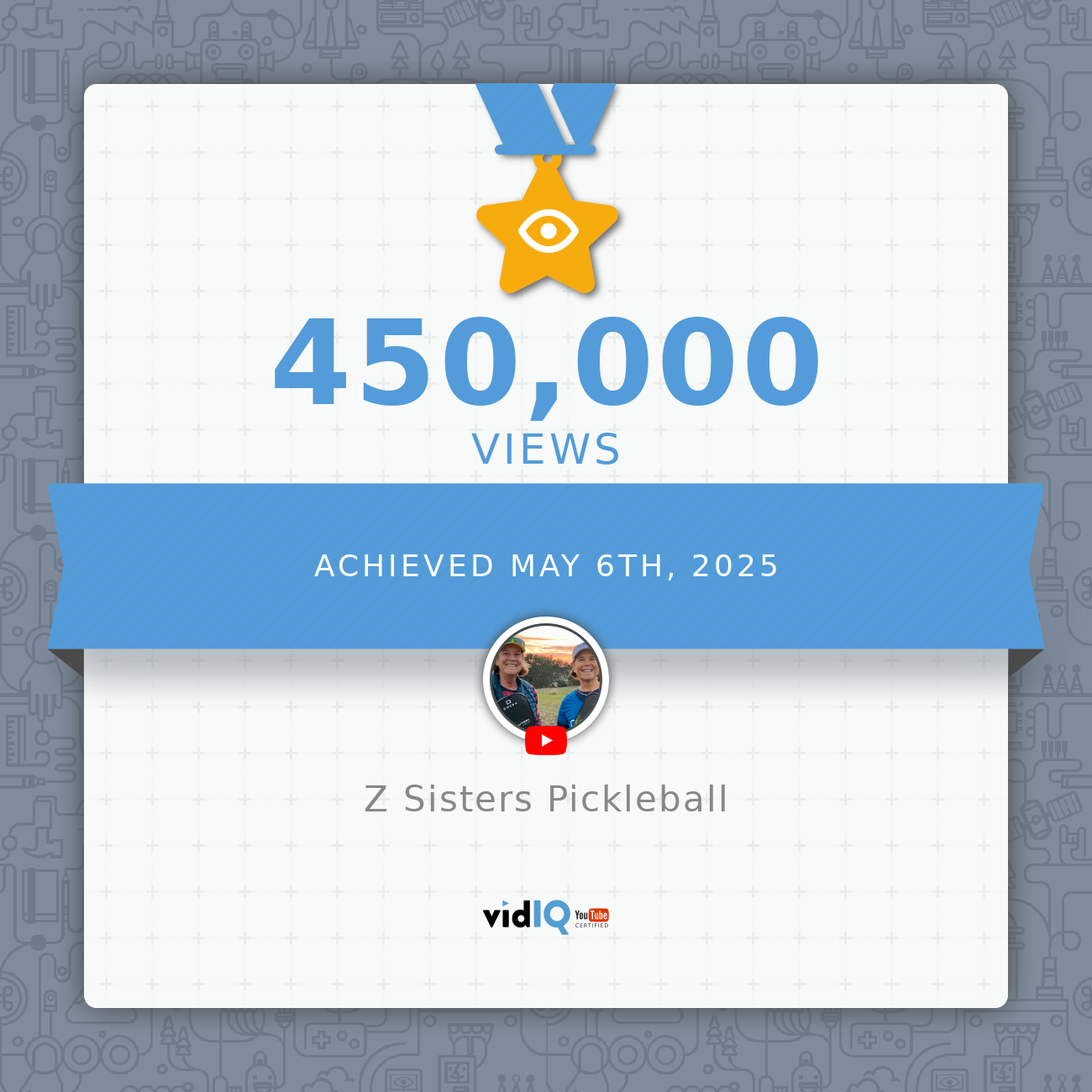 450,000 YouTube Views Z Sisters Pickleball